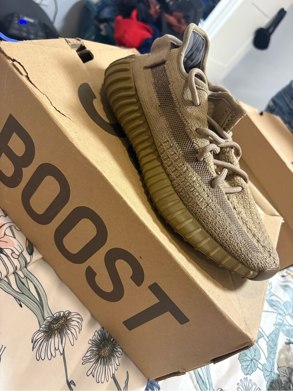 adidas Athletic Sneakers in Tan Olive